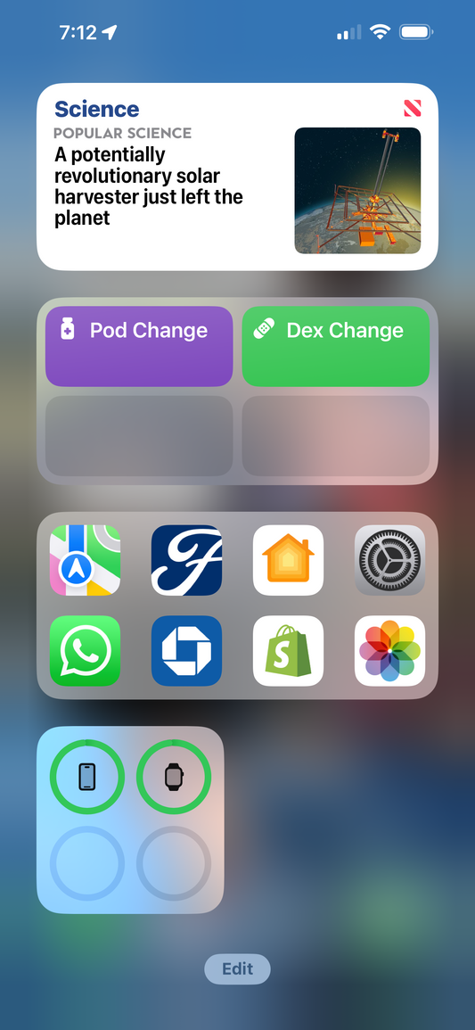 iOS Shortcuts for Dexcom and Pod Reminders