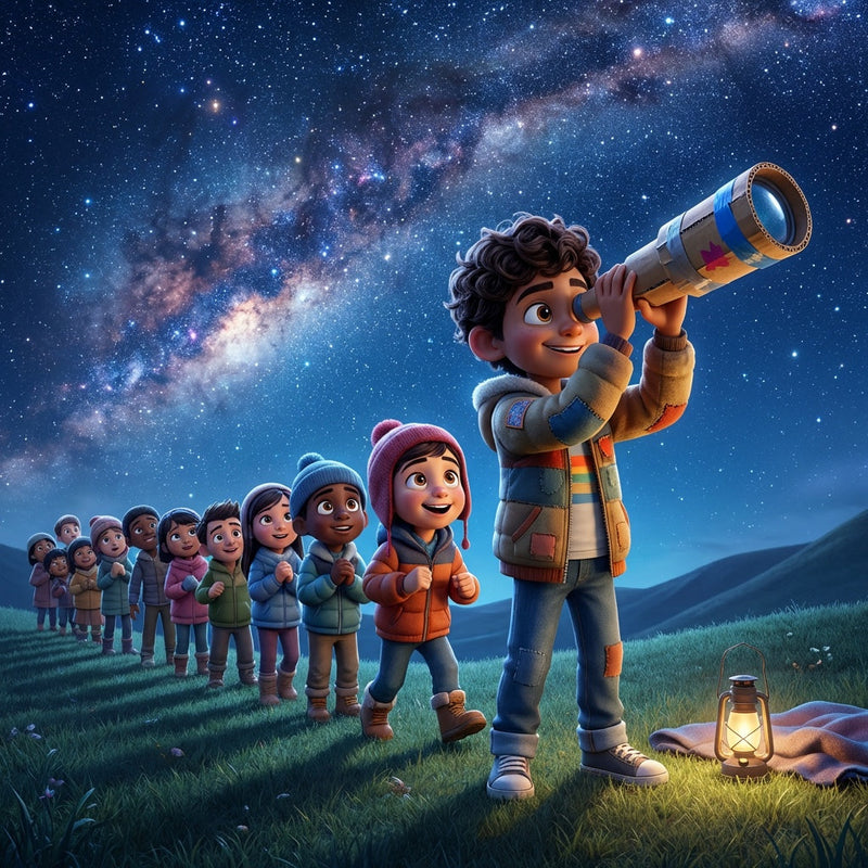 Cosmo and the Homemade Telescope