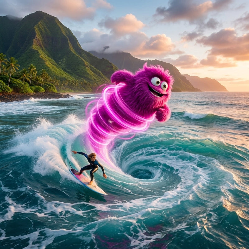 The Surfer at Haleakalā